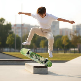 Emerald Unicorn Mini Skateboard Bräda 18,5 Cm