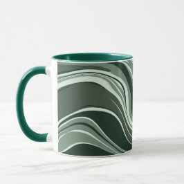 Emerald Vågar Abstract Design Mugg