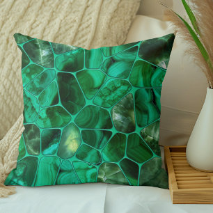 Emerald Vår - Cellkollage Kudde
