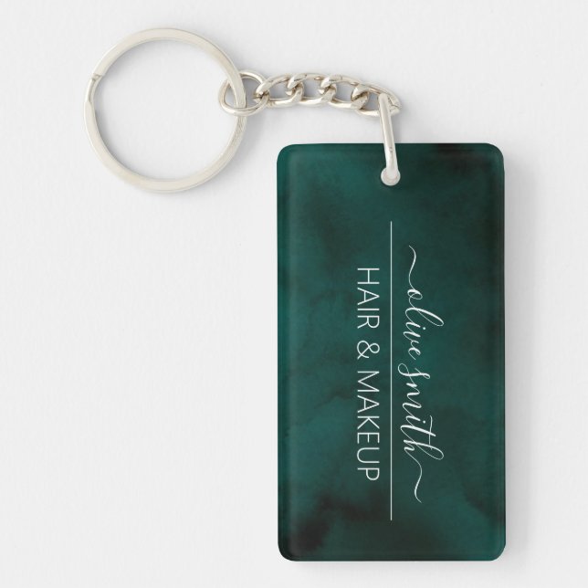 Emerald Vattencolor Monogram Namn (Framsidan)