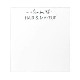 Emerald Vattencolor Monogram Namn Anteckningsblock