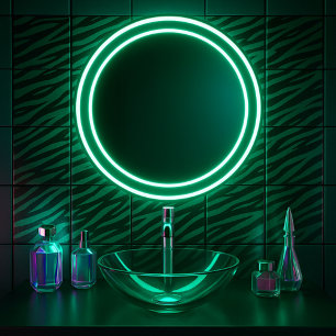 Emerald Vild Glam Zebra Rand Kakelplatta