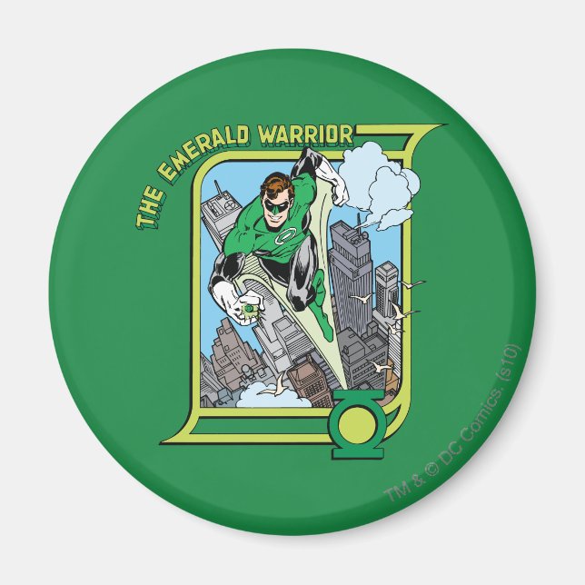 Emerald Warrior Magnet (Framsidan)