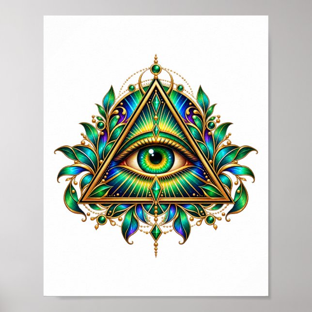 Emerald Watcher-affisch Poster (Framsidan)