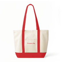 Emergency bag for tornado, vehicle, safety