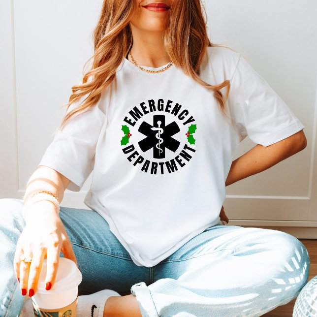 Emergency Department Holiday Heroes T Shirt (Skapare uppladdad)
