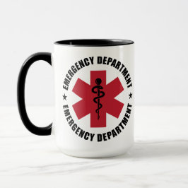 Emergency Department Star of Life Medical Emblem Mugg