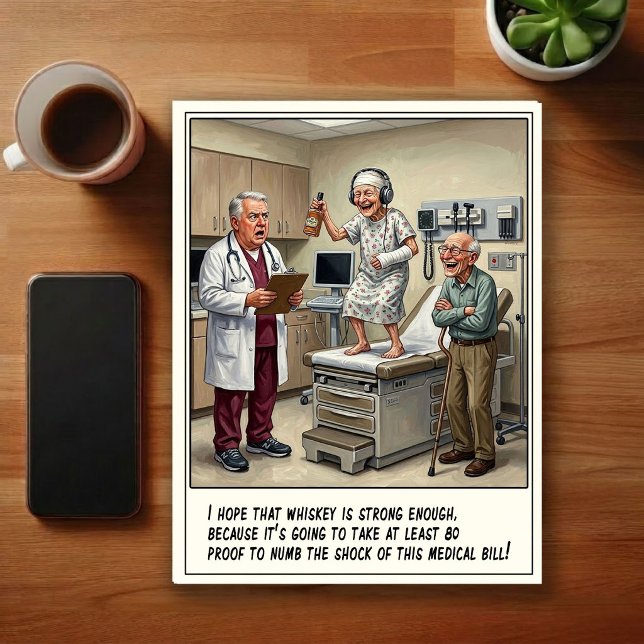 Emergency Room Adventures Cartoon Vykort (Skapare uppladdad)