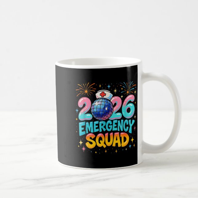 Emergency Squad New Year 2026 Medical Crew Nurse E Kaffemugg (Höger)