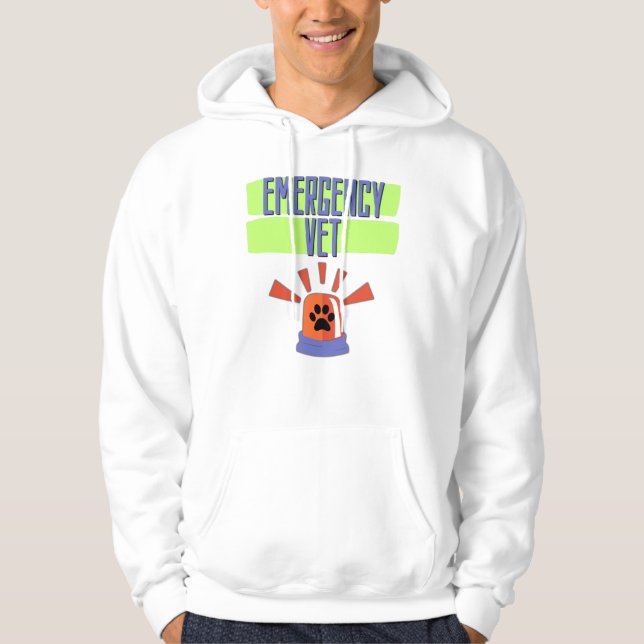 Emergency Vet – Veterinary Emergency Design Hoodie (Framsida)