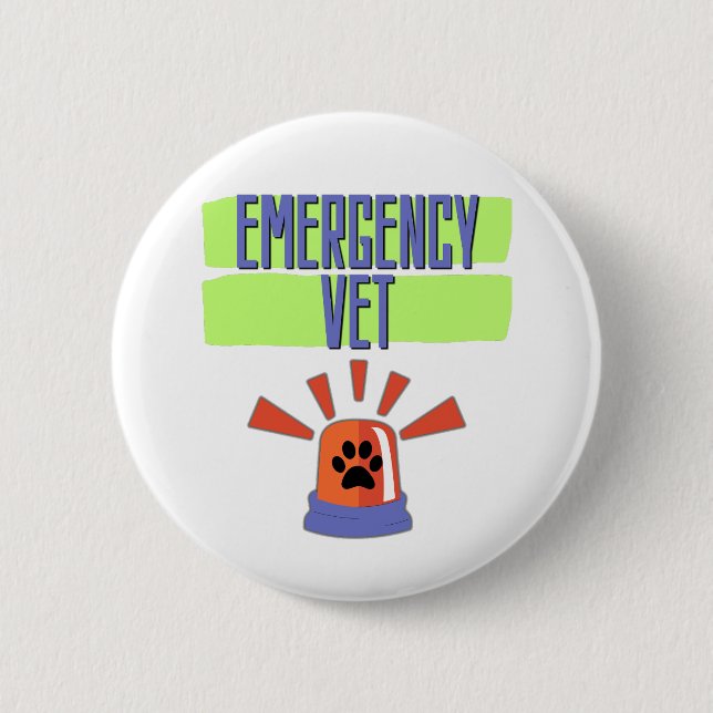 Emergency Vet – Veterinary Emergency Design Knapp (Framsida)
