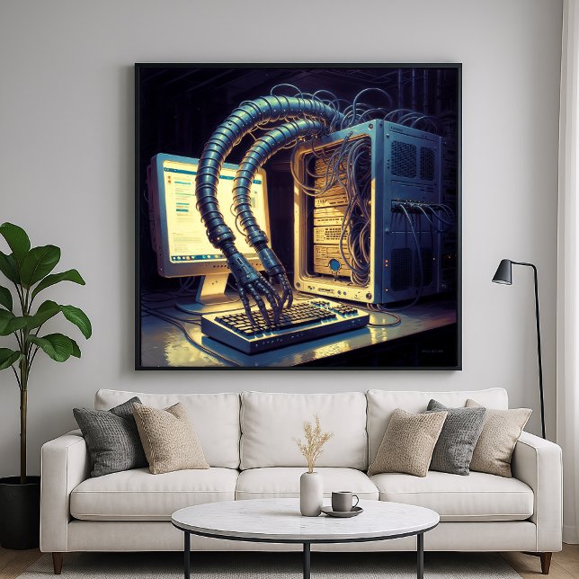 Emergent A.I - Lönsam Satirical Art Poster (Skapare uppladdad)