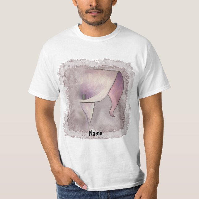 Emerging Spath Lily T Shirt (Framsida)