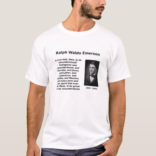 Emerson att missförstås t-shirt (Framsida)