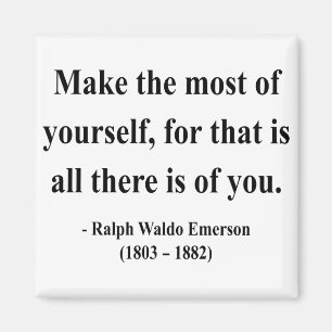 Emerson-citat 6a magnet