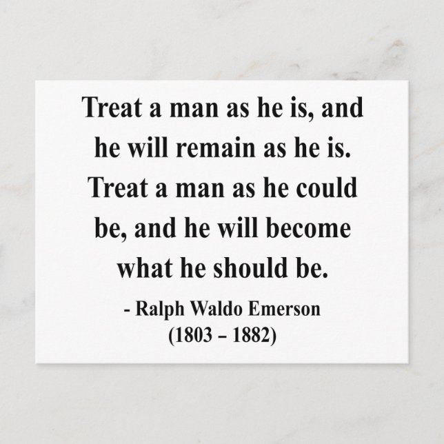 Emerson-citat 9a vykort (Framsida)