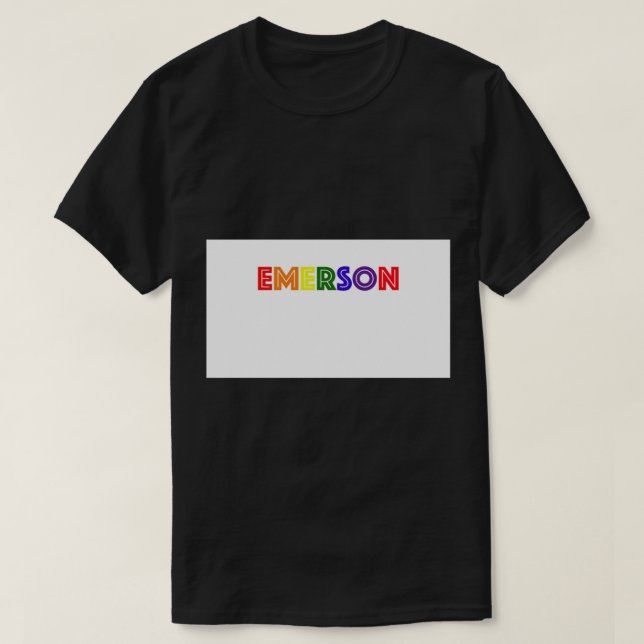 Emerson College Pride T Shirt (Design framsida)