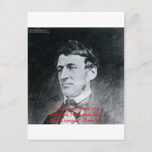 Emerson "Creed Uppfyll Deed" Visdomspresenter Vykort