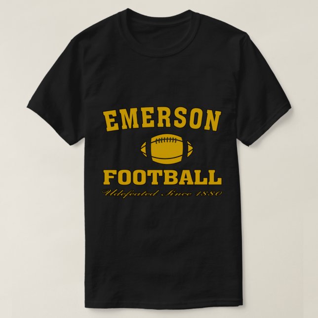 EMERSON FOOTBALL: Obesegrad fotboll T Shirt (Design framsida)