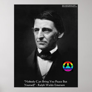 Emerson "Försona Dig Själv" Visdoms Citat Affisch