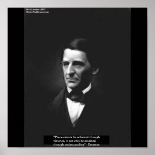 Emerson "Förståelse" Fred Citat Affischer