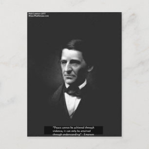 Emerson "Förståelse" Fred Citat Presentkort & Kort