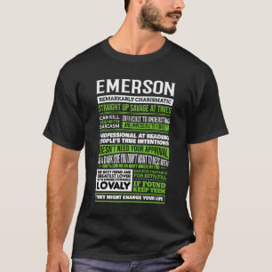 Emerson Girl Namn Definition T Shirt