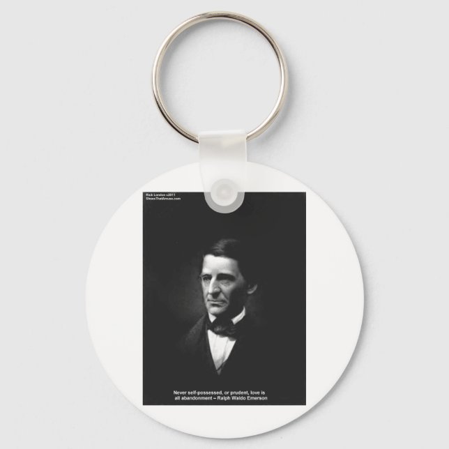 Emerson Kärlek Ägde Aldrig Quote Gåvor Etc Nyckelring (Framsida)