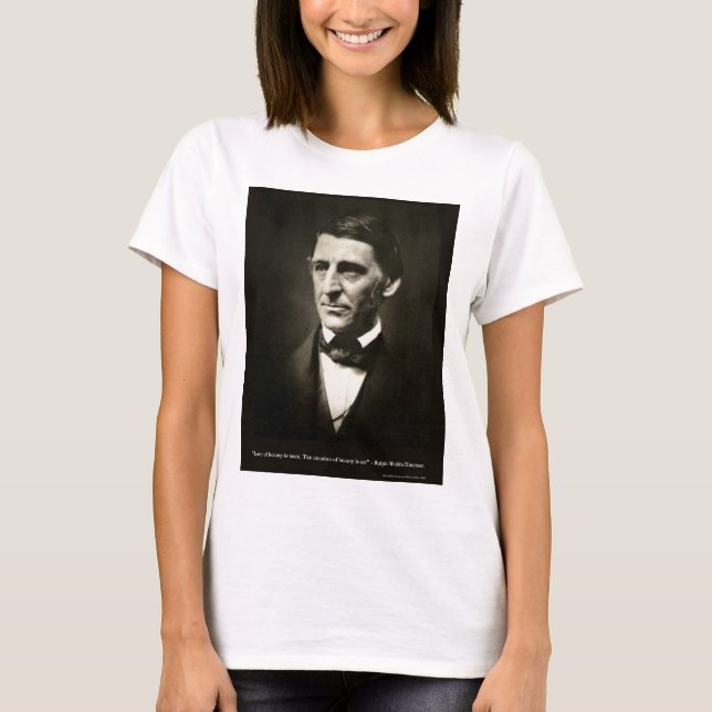 Emerson Kärlek till Skönhet Är Smak Kärlek Citat G T-shirt (Framsida)