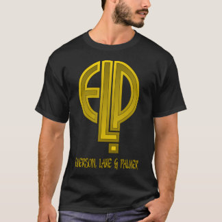 Emerson, Lake &amp; Palmer Solid Gold Logo Classic T Shirt