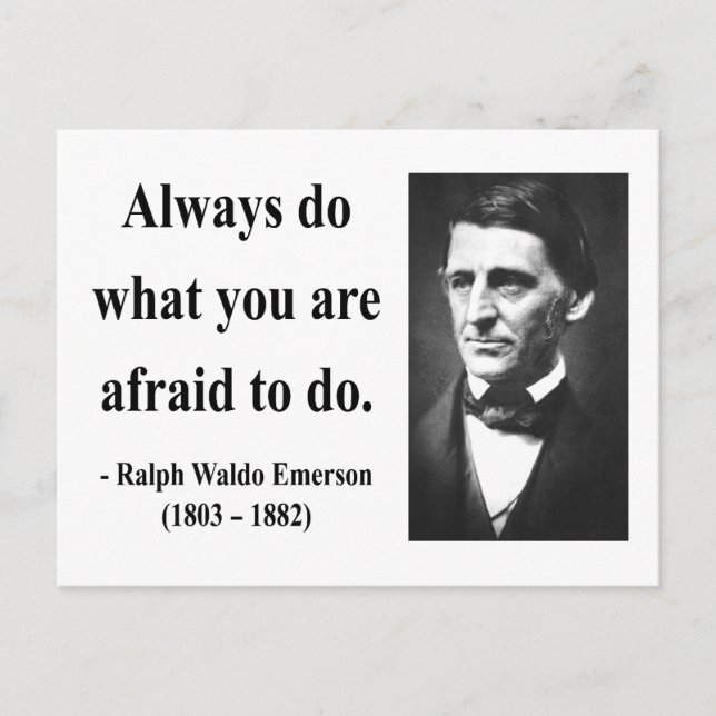 Emerson Quote 10b Vykort (Framsida)