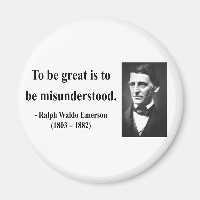 Emerson Quote 11b Magnet (Framsidan)