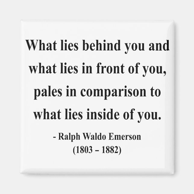 Emerson Quote 2a Magnet (Framsidan)