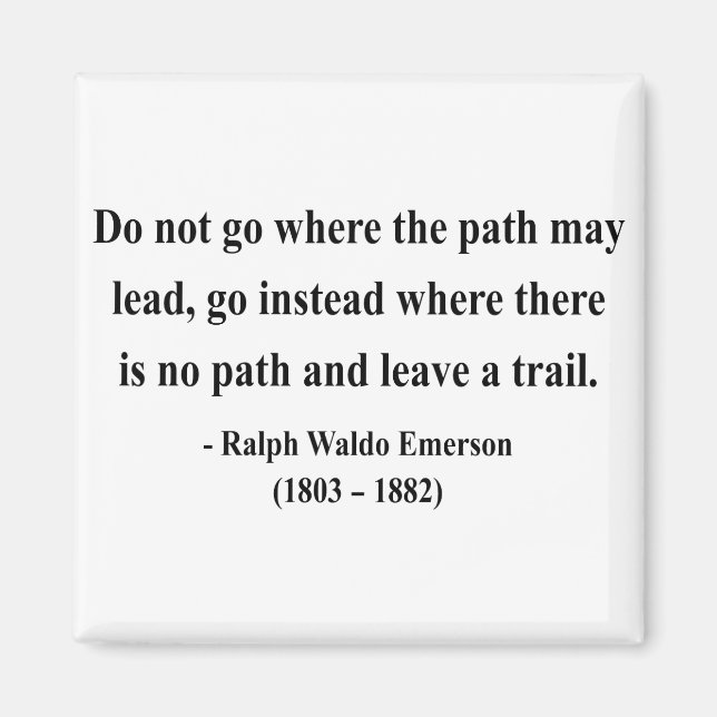 Emerson Quote 3a Magnet (Framsidan)