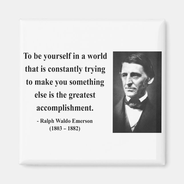Emerson Quote 4b Magnet (Framsidan)