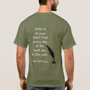 Emerson Quote - Best Day - T-shirt