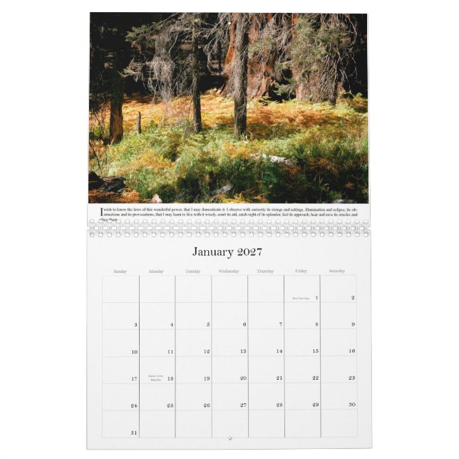 Emersons vetenskap av Spriiten Kalender (Jan 2027)