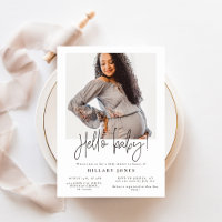 EMERY | Foto för Elegant Baby Shower Hej baby