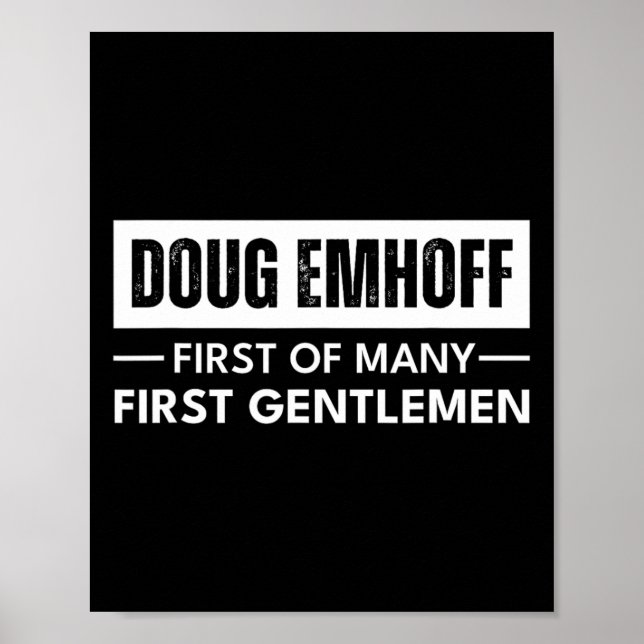 Emhoff som första man Kamala Harris Make 1 Poster (Framsidan)