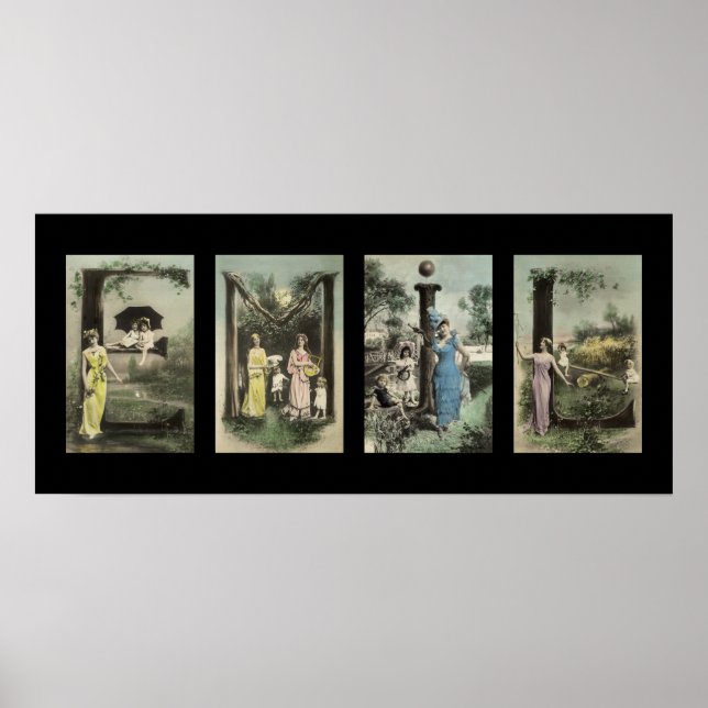 EMIL Alphabet Brev Namn Art Poster (Framsidan)