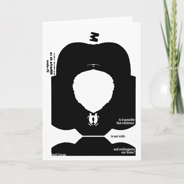 Emil Cioran Quote Kort (Framsida)