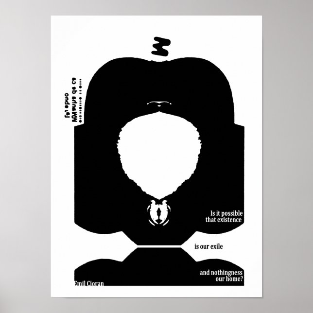 Emil Cioran Quote Poster (Framsidan)
