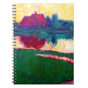Emil Nolde landskap med lantbrukarhemmet Anteckningsbok