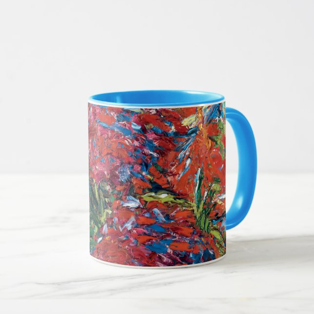 Emil Nolde Red Flowers Expressionism Fine Art Mugg (Framsida höger)