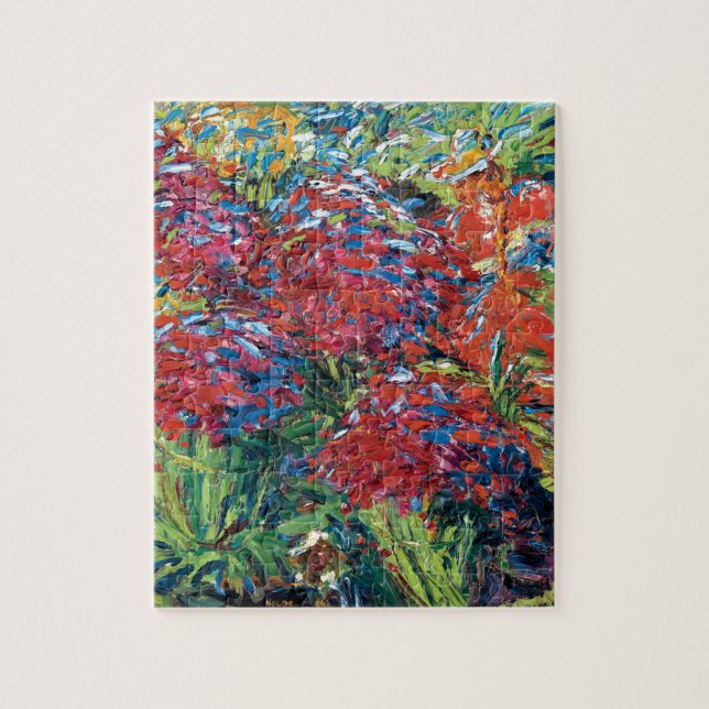 Emil Nolde Red Flowers Expressionism Fine Art Pussel (Vertikal)