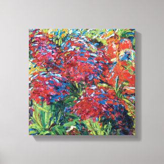 Emil Nolde Röda Blommor Expressionism Finkonst Canvastryck