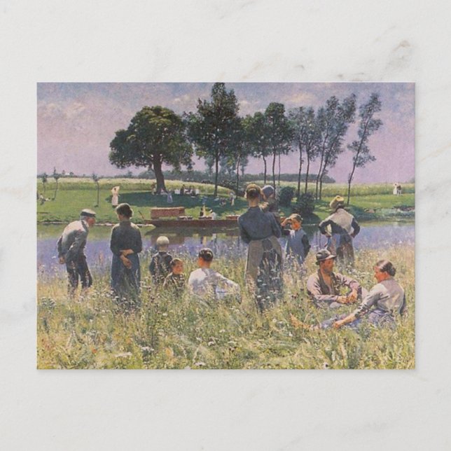 Emile Claus - Picnic Vykort (Framsida)