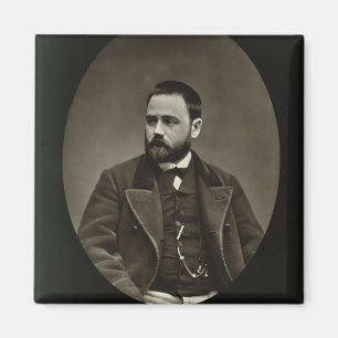 Emile Zola (1840-1902) från 'Galerie Contemporain Magnet
