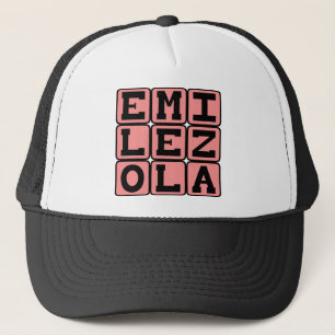 Émile Zola, fransk författare Truckerkeps