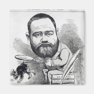 Emile Zola som en naturalist, från 'L'Eclipse Magnet